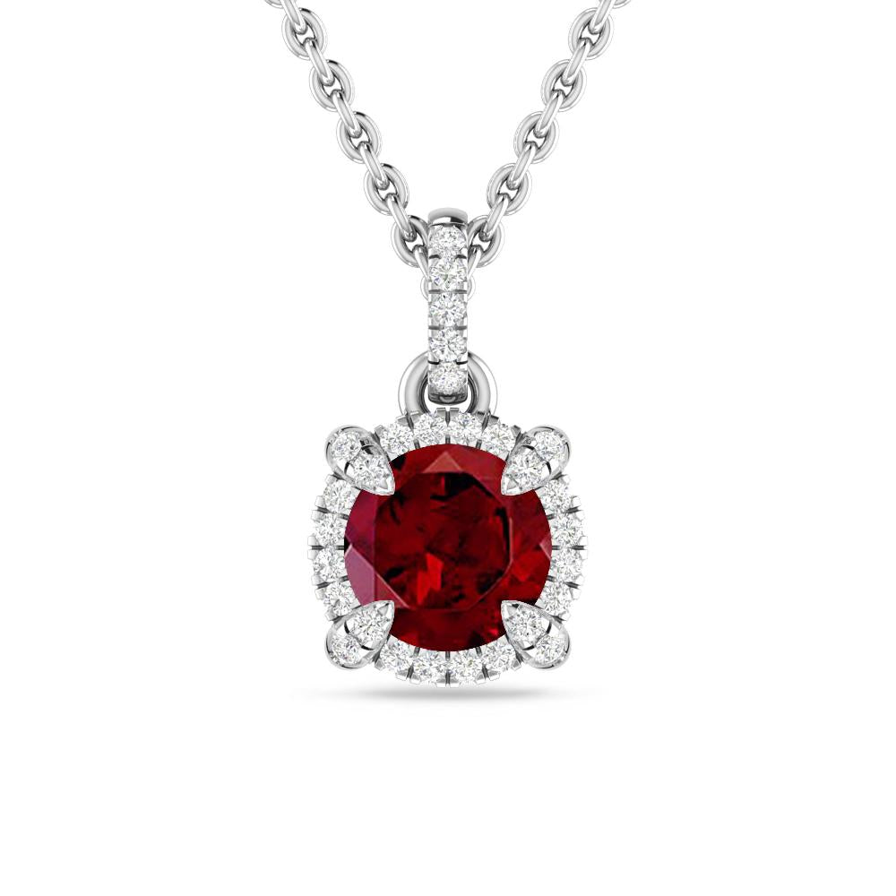 White Gold - Garnet