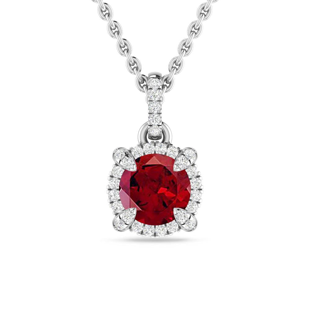 White Gold - Garnet