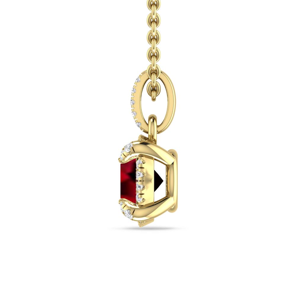 Yellow Gold - Garnet