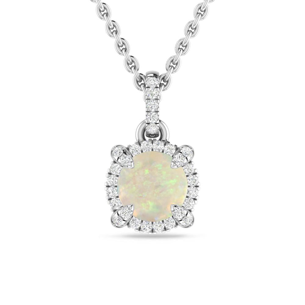 White Gold - Opal