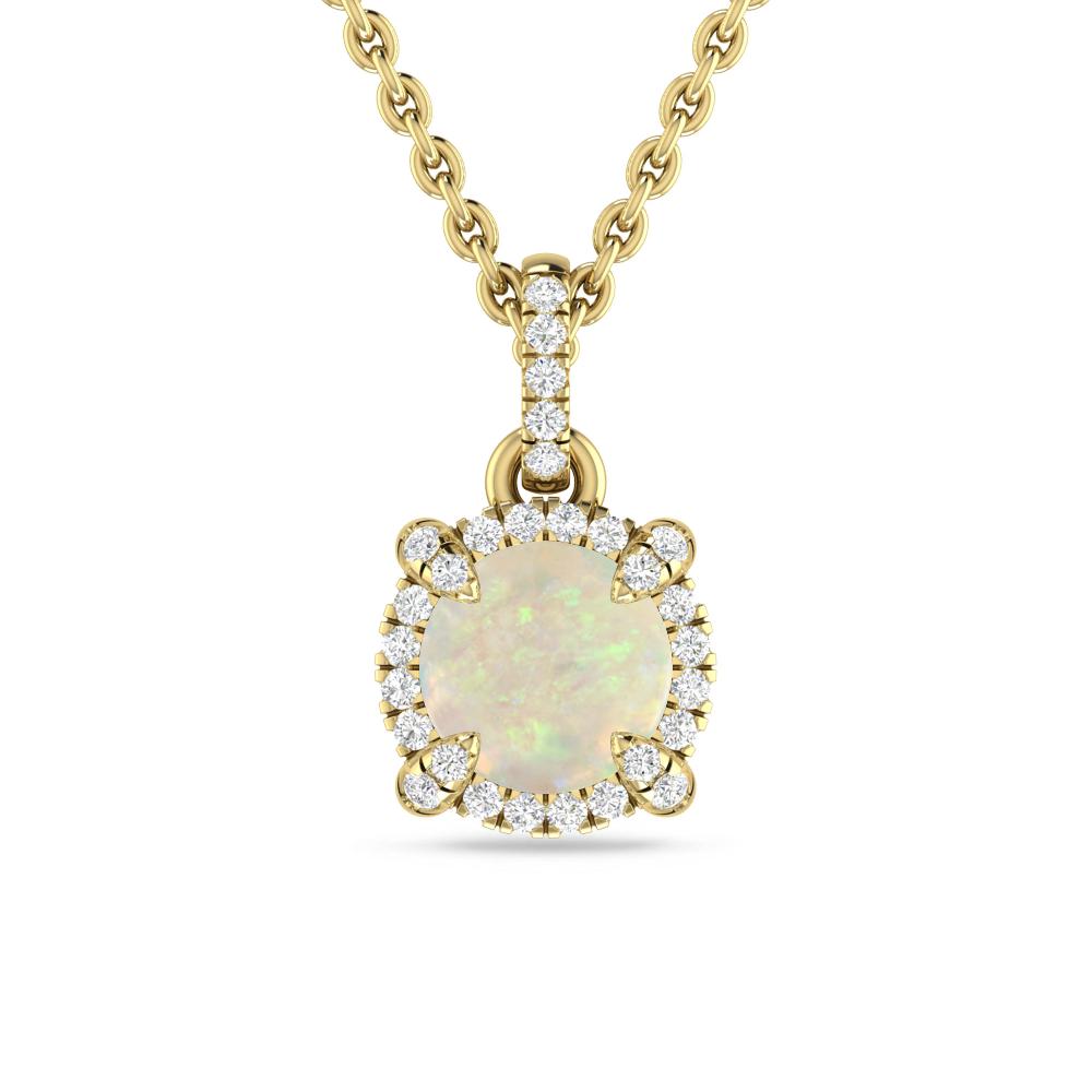 Yellow Gold - Opal