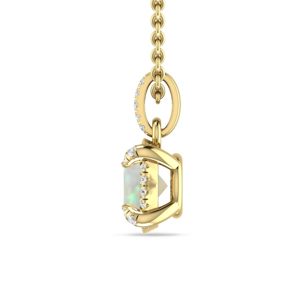 Yellow Gold - Opal