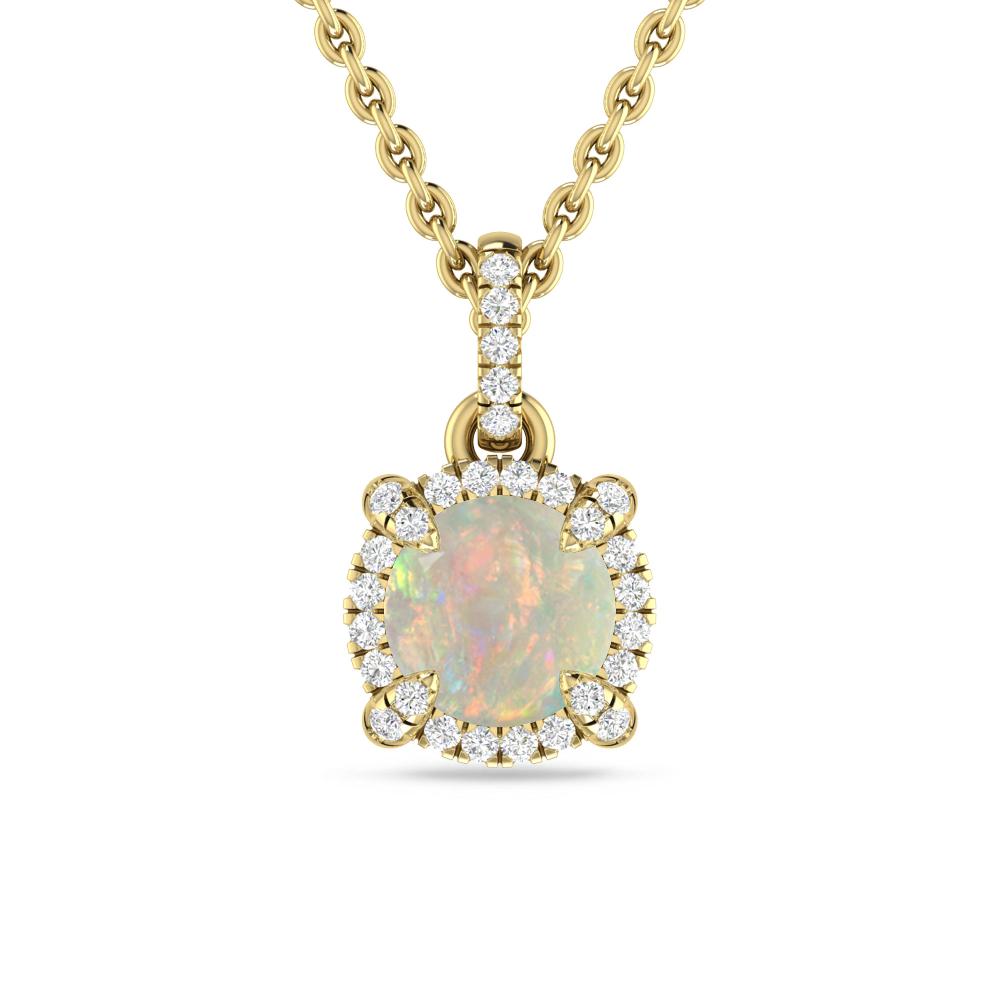 Yellow Gold - Opal