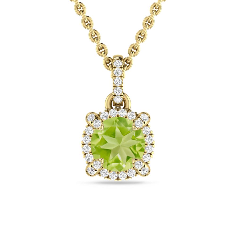 Yellow Gold - Peridot