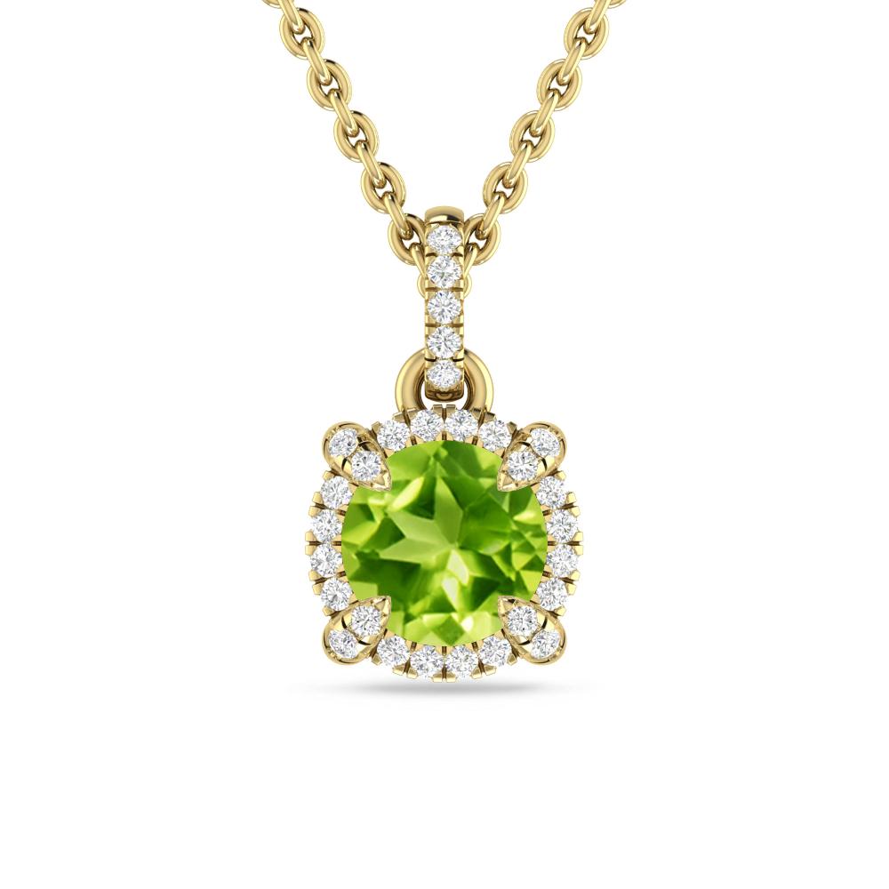 Yellow Gold - Peridot