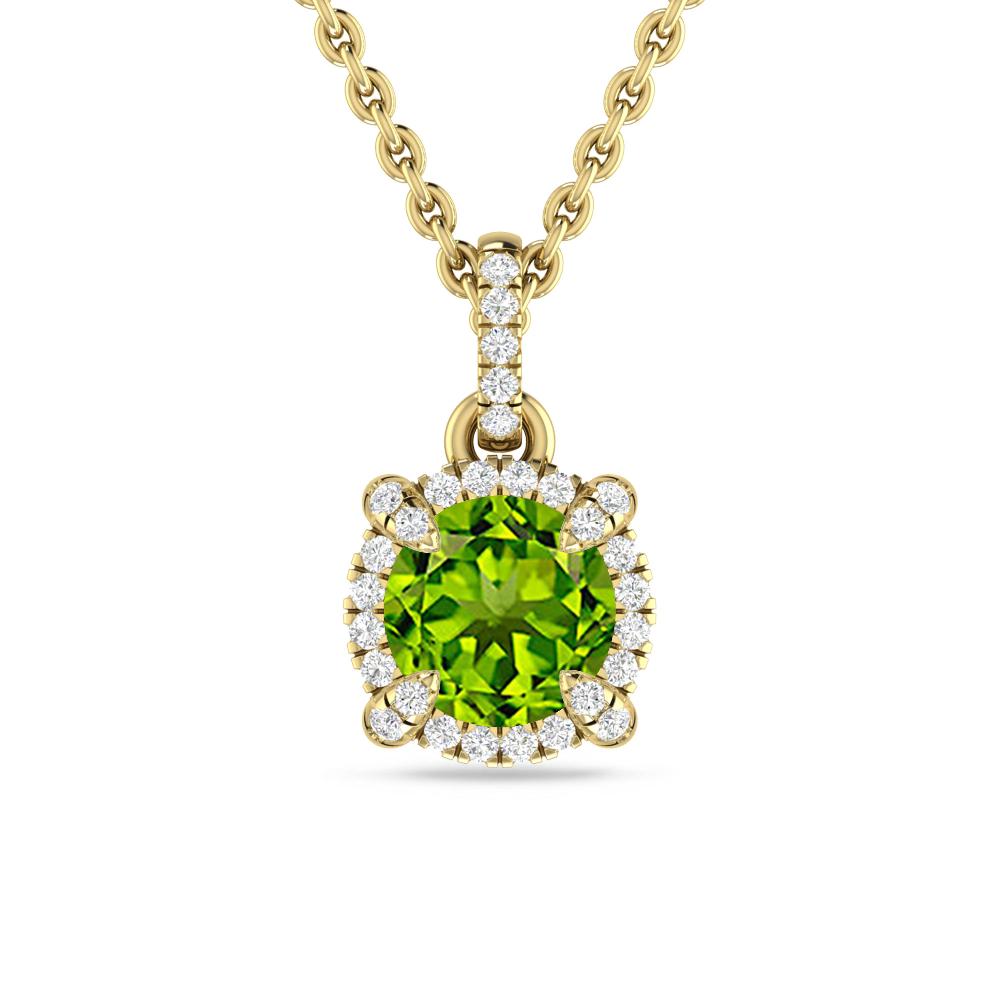 Yellow Gold - Peridot