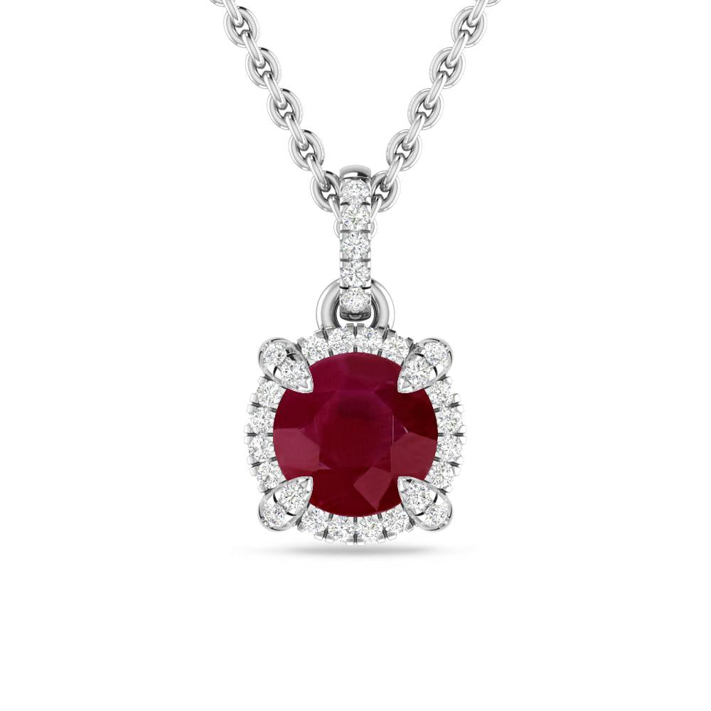 White Gold - Ruby