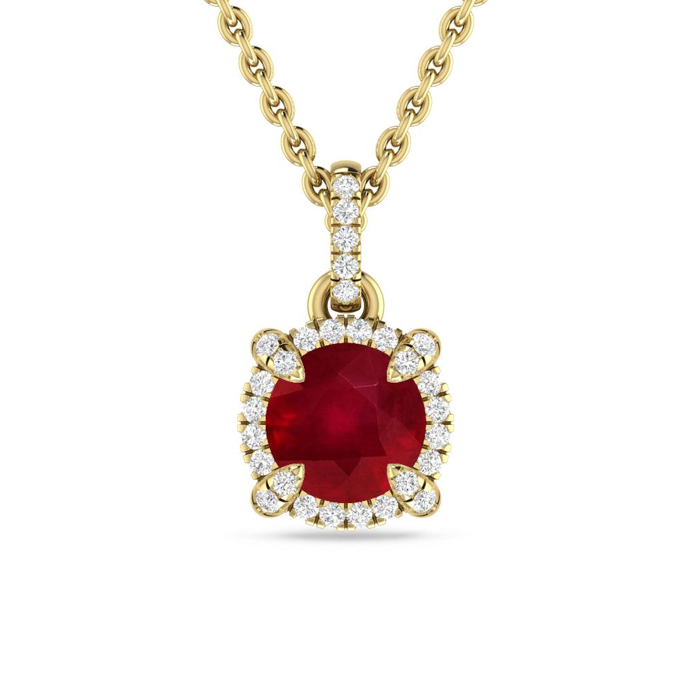 Yellow Gold - Ruby