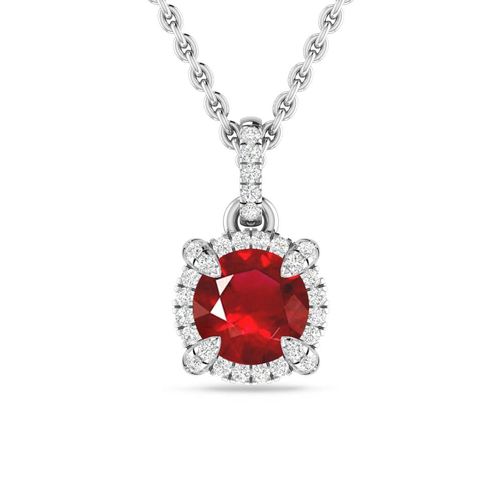 White Gold - Ruby