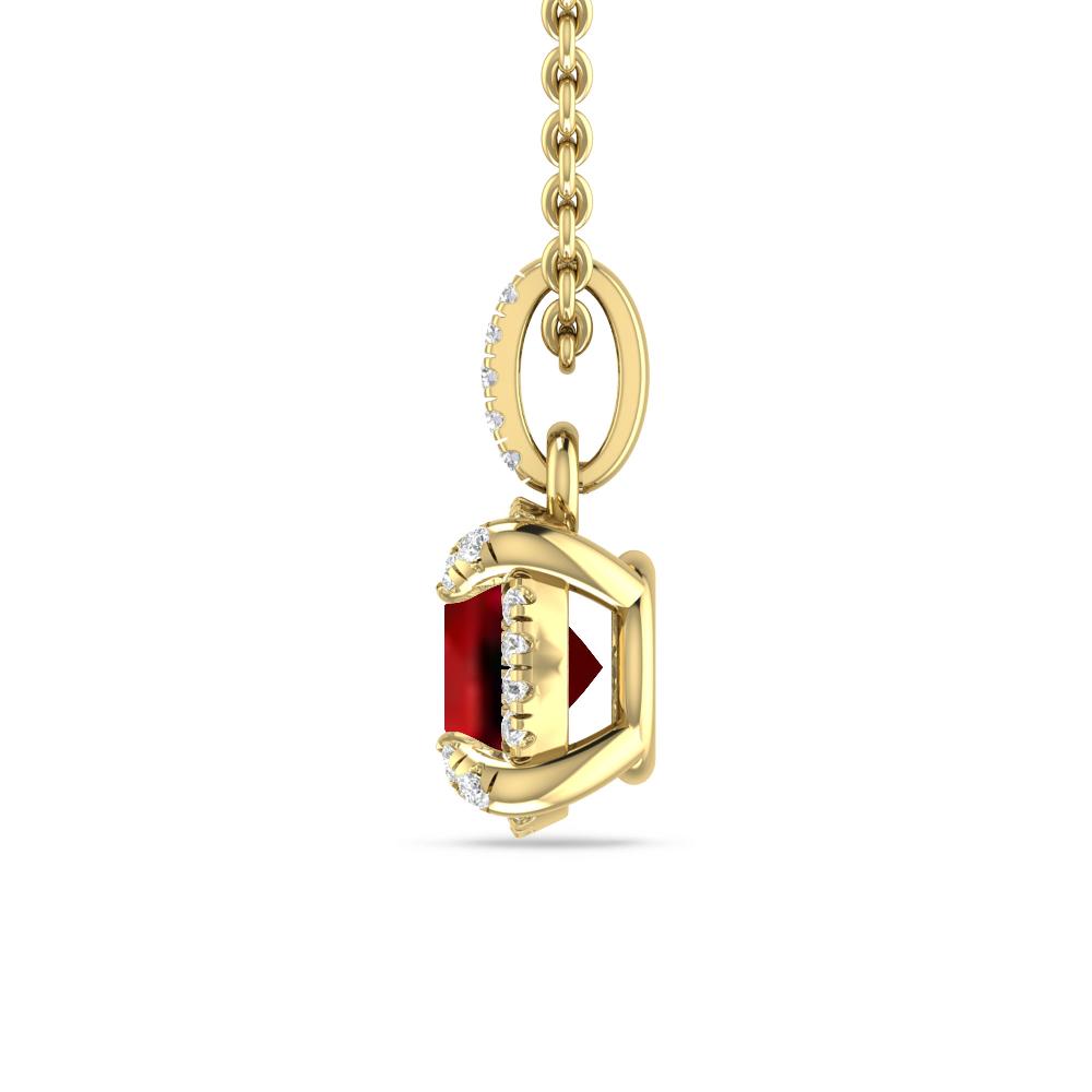 Yellow Gold - Ruby