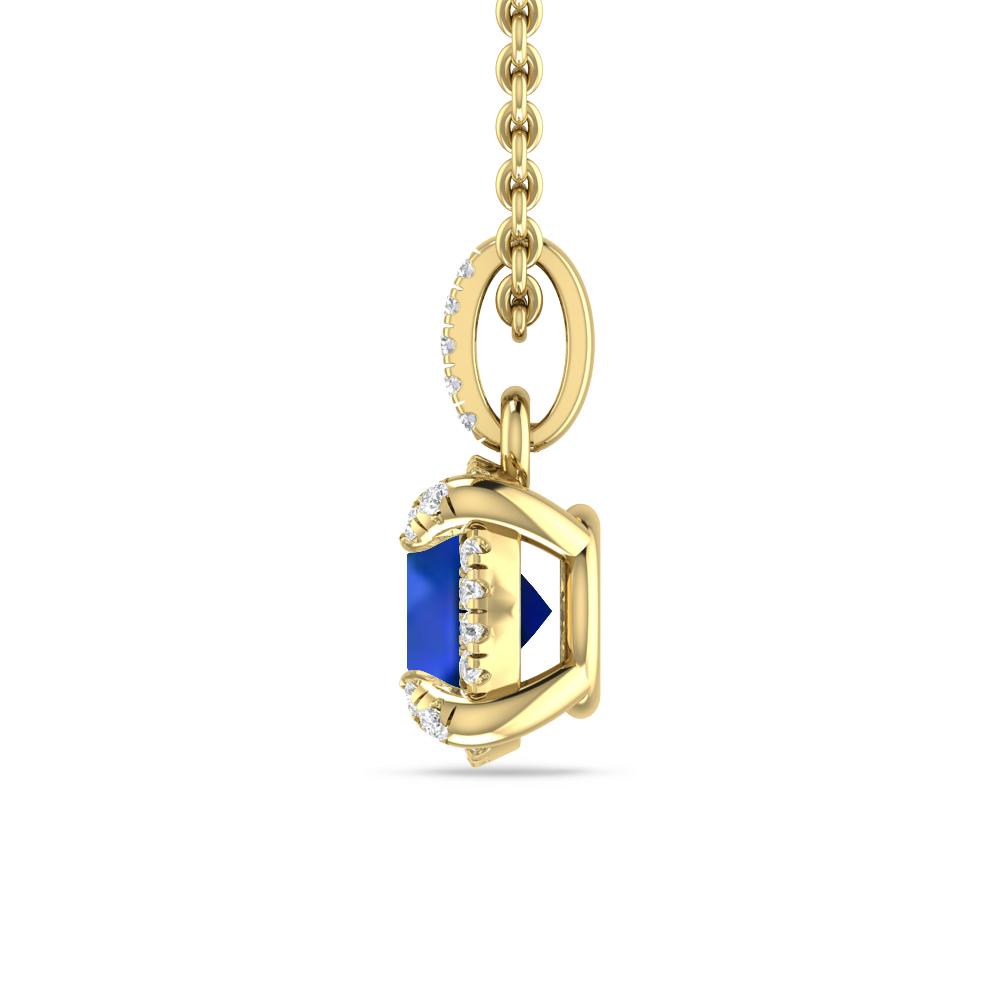 Yellow Gold - Sapphire