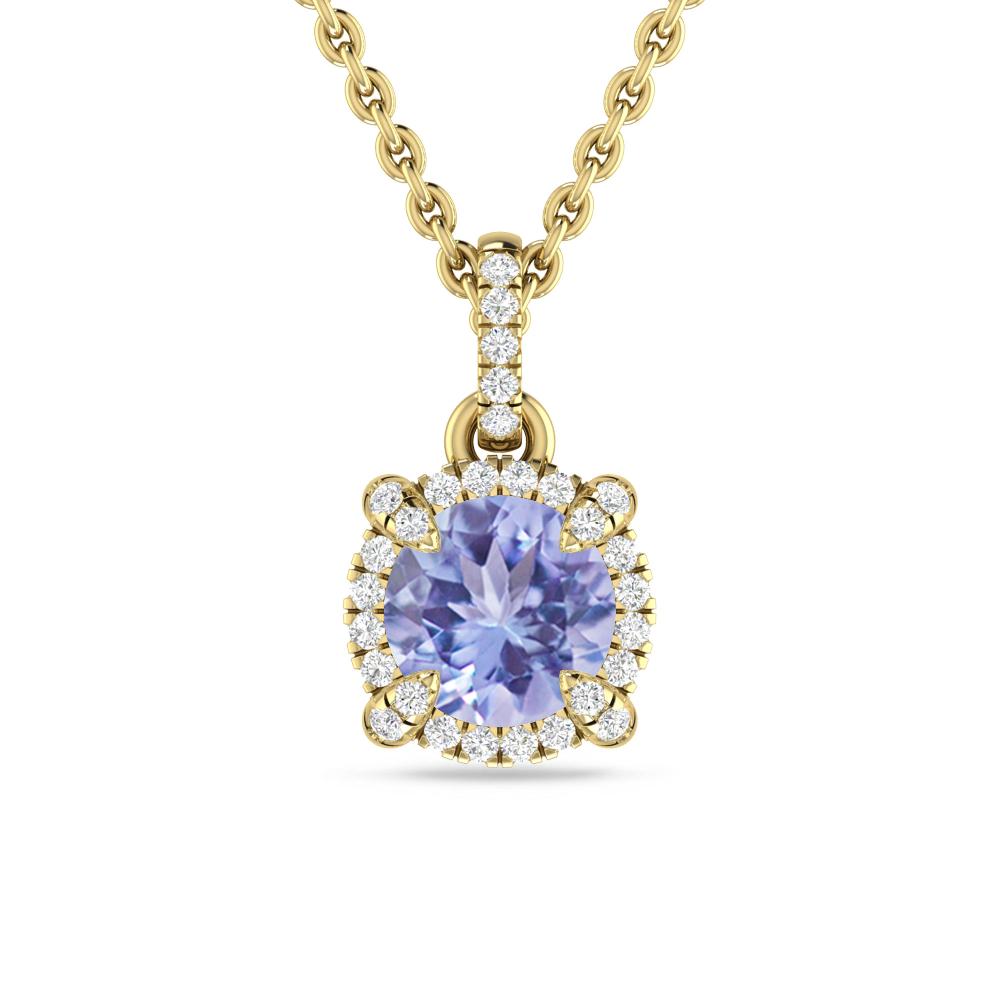 Yellow Gold - Tanzanite