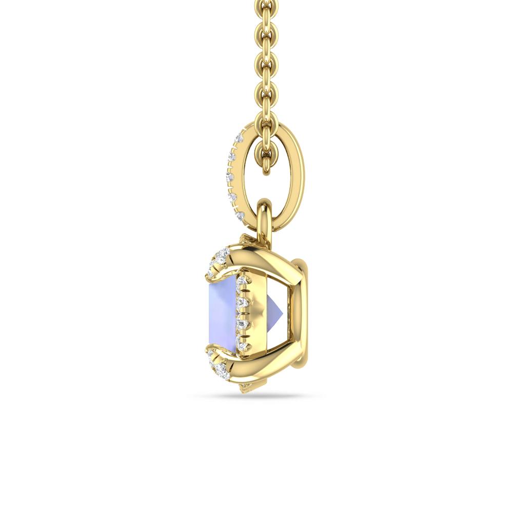 Yellow Gold - Tanzanite