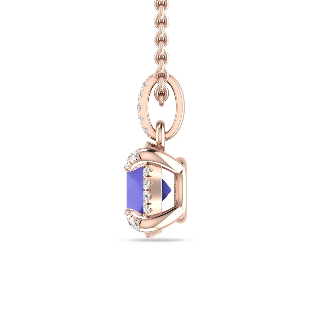 Rose Gold - Tanzanite