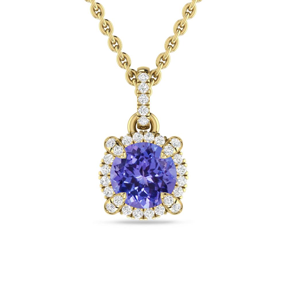 Yellow Gold - Tanzanite