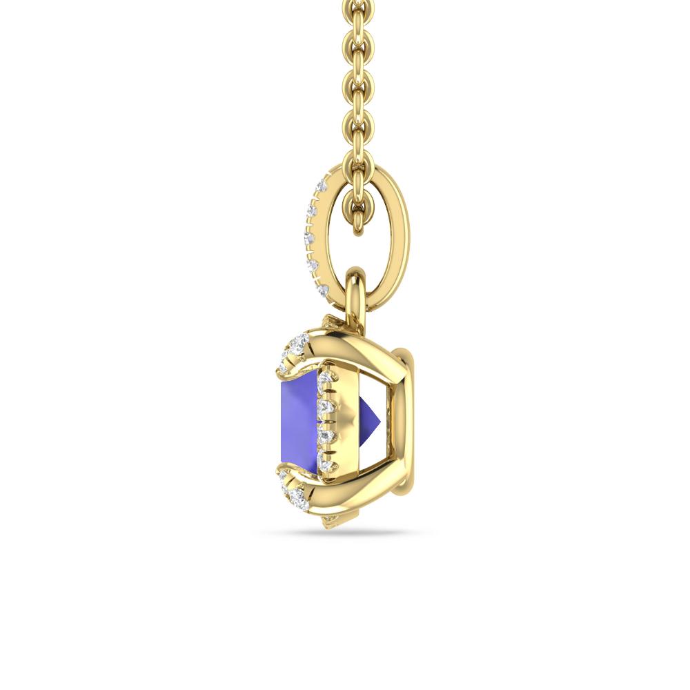 Yellow Gold - Tanzanite