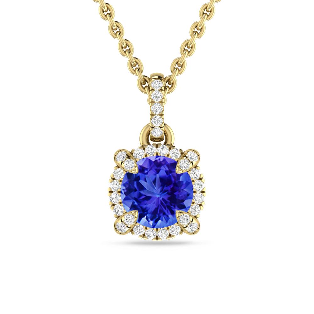 Yellow Gold - Tanzanite