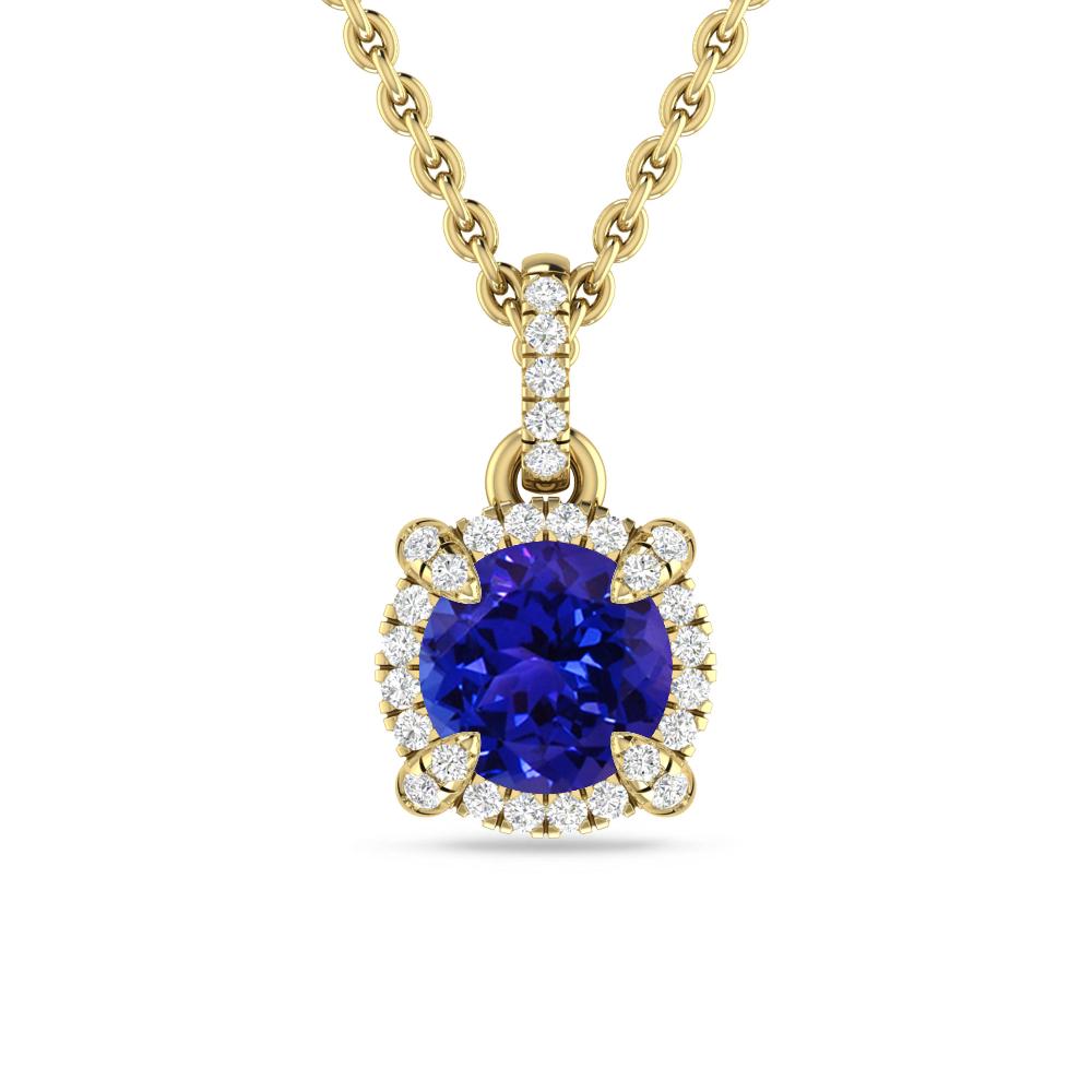 Yellow Gold - Tanzanite