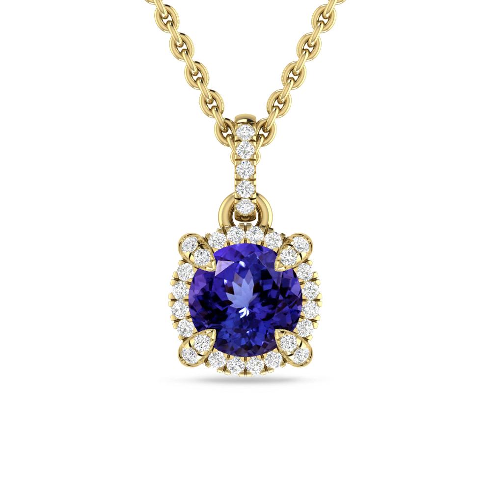 Yellow Gold - Tanzanite