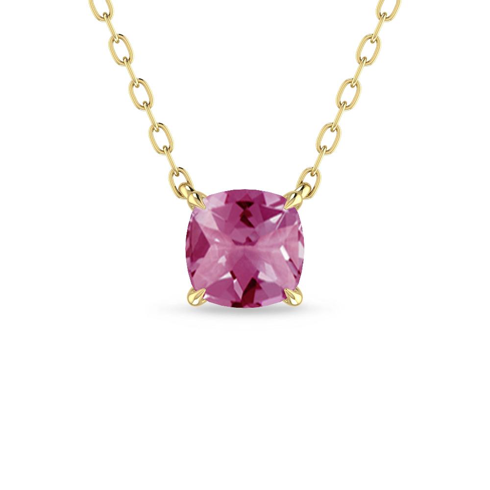 Yellow Gold - Pink Tourmaline