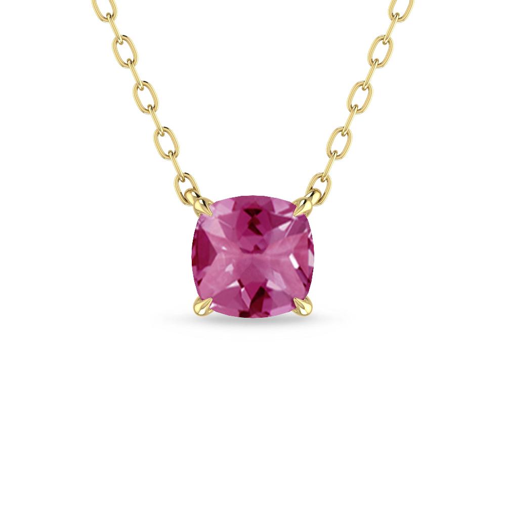 Yellow Gold - Pink Tourmaline