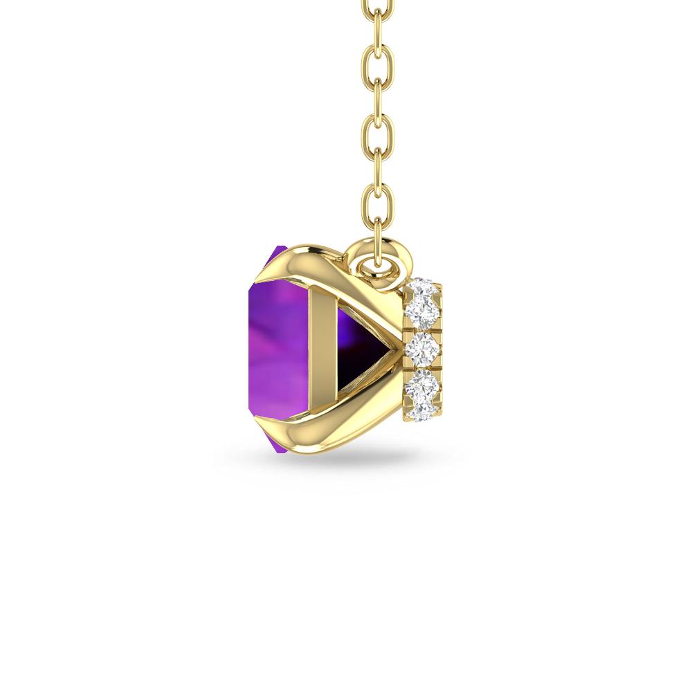 Yellow Gold - Amethyst