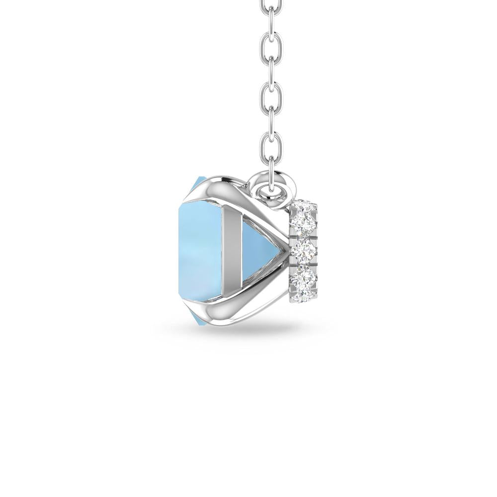 White Gold - Aquamarine