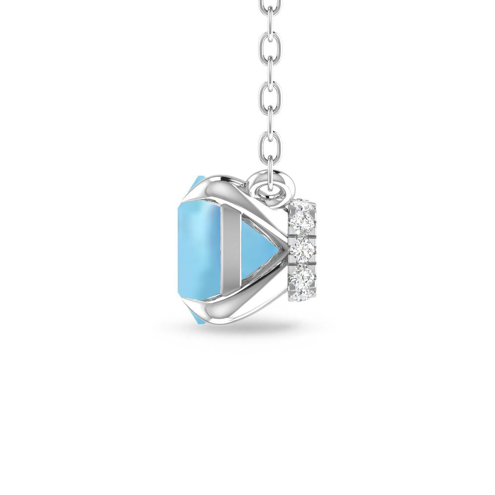 White Gold - Aquamarine