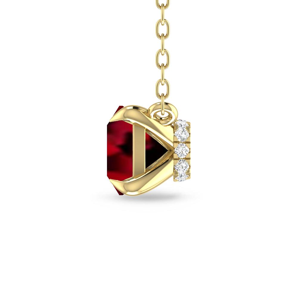 Yellow Gold - Garnet