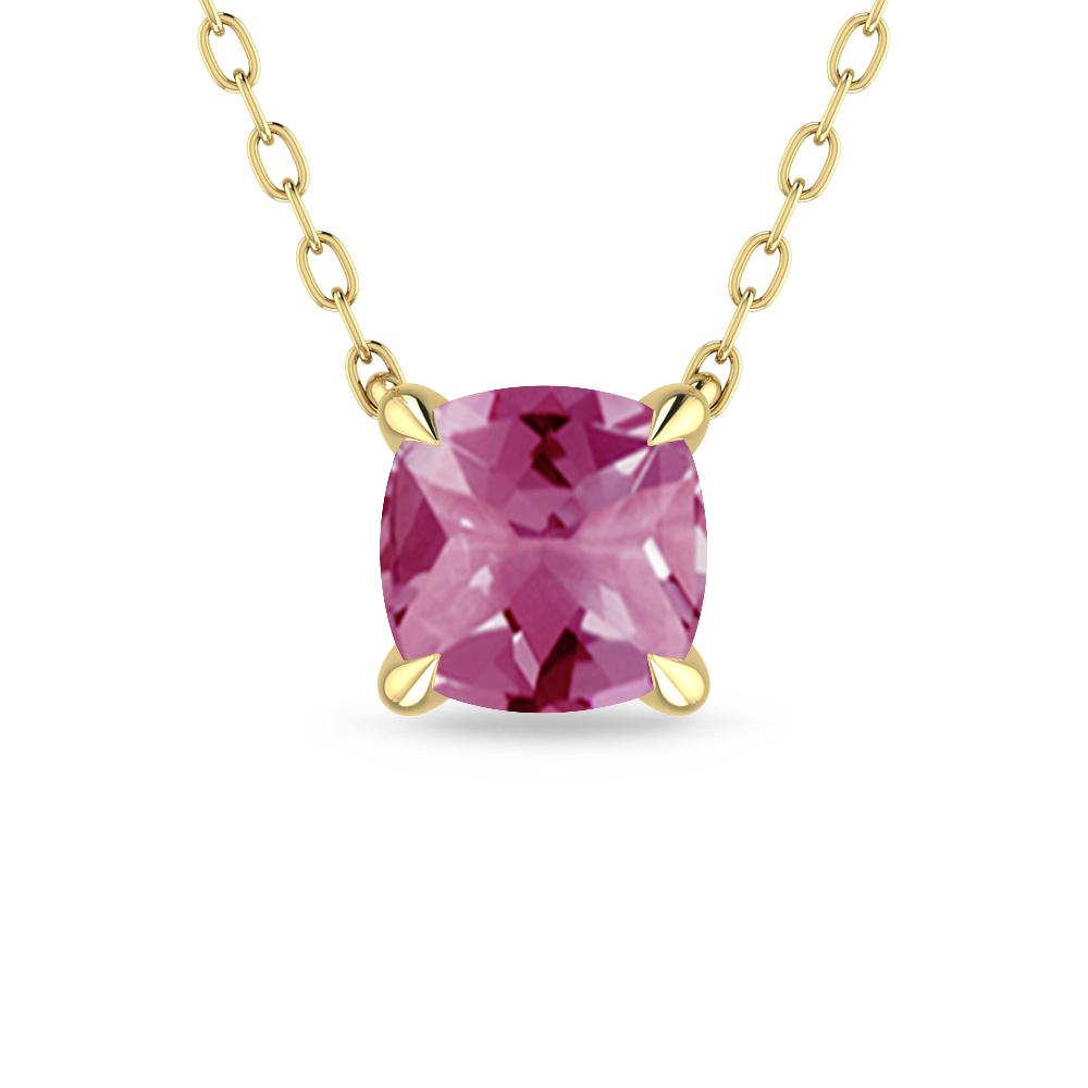 Yellow Gold - Pink Tourmaline