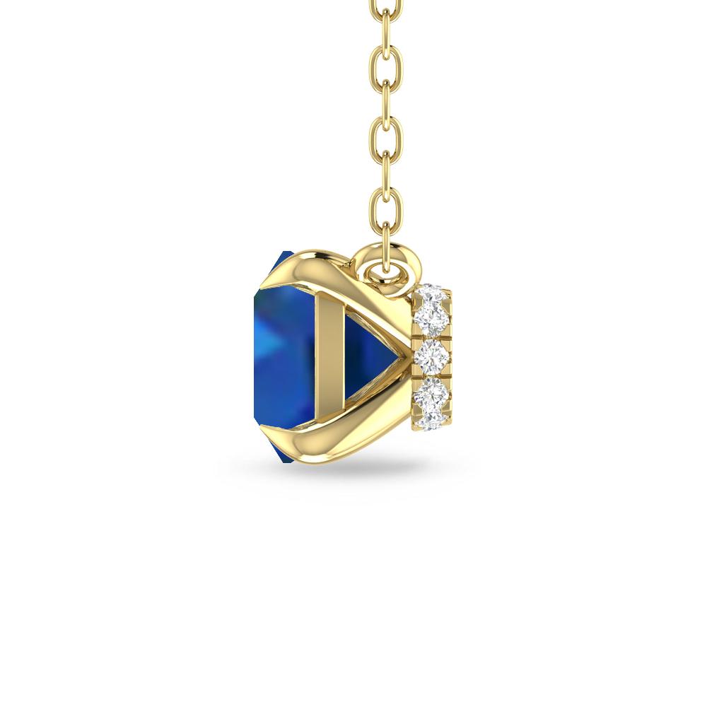 Yellow Gold - Sapphire