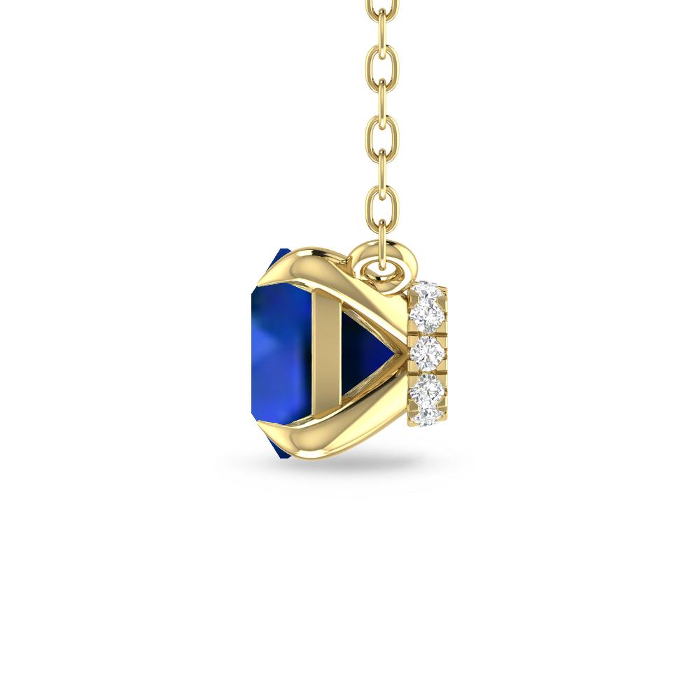 Yellow Gold - Sapphire