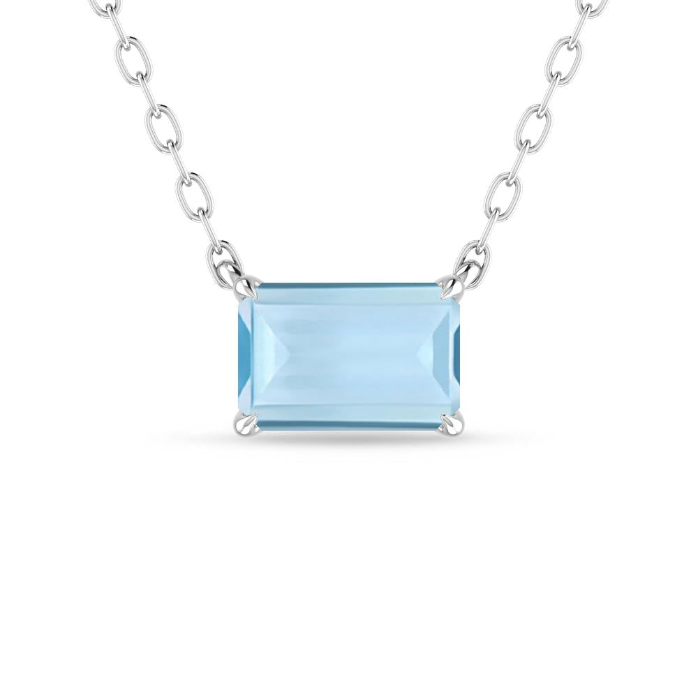 White Gold - Aquamarine