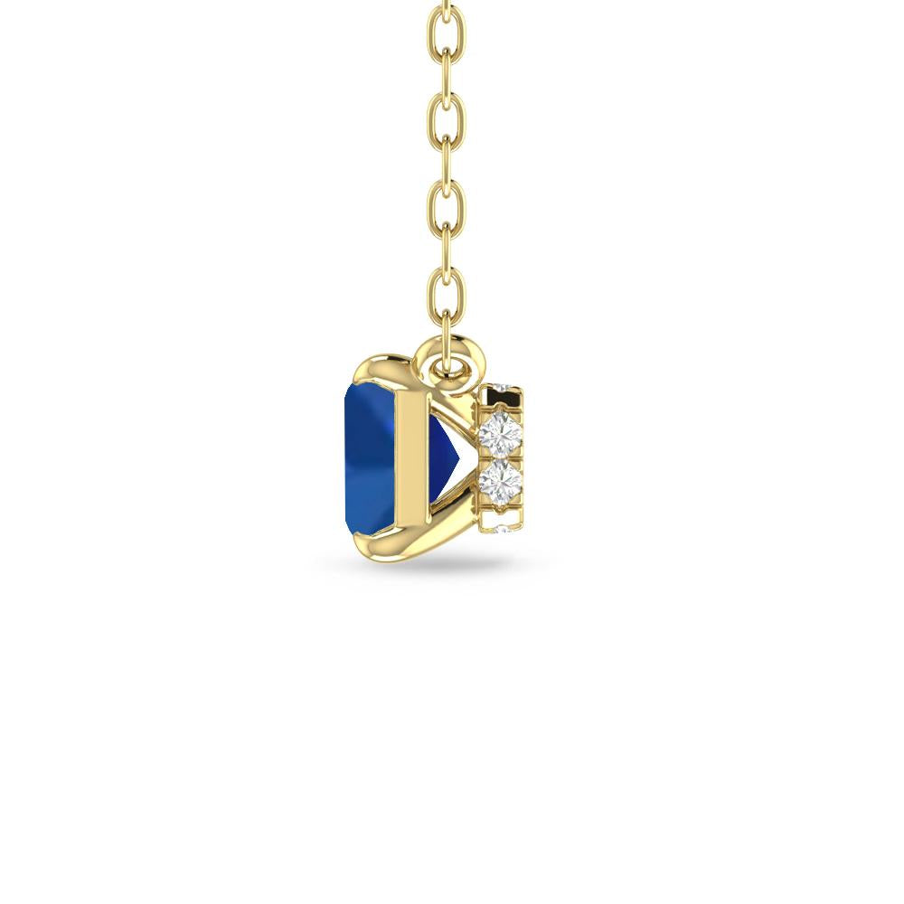 Yellow Gold - Sapphire