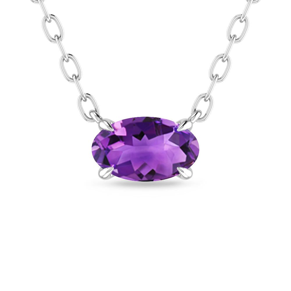 White Gold - Amethyst