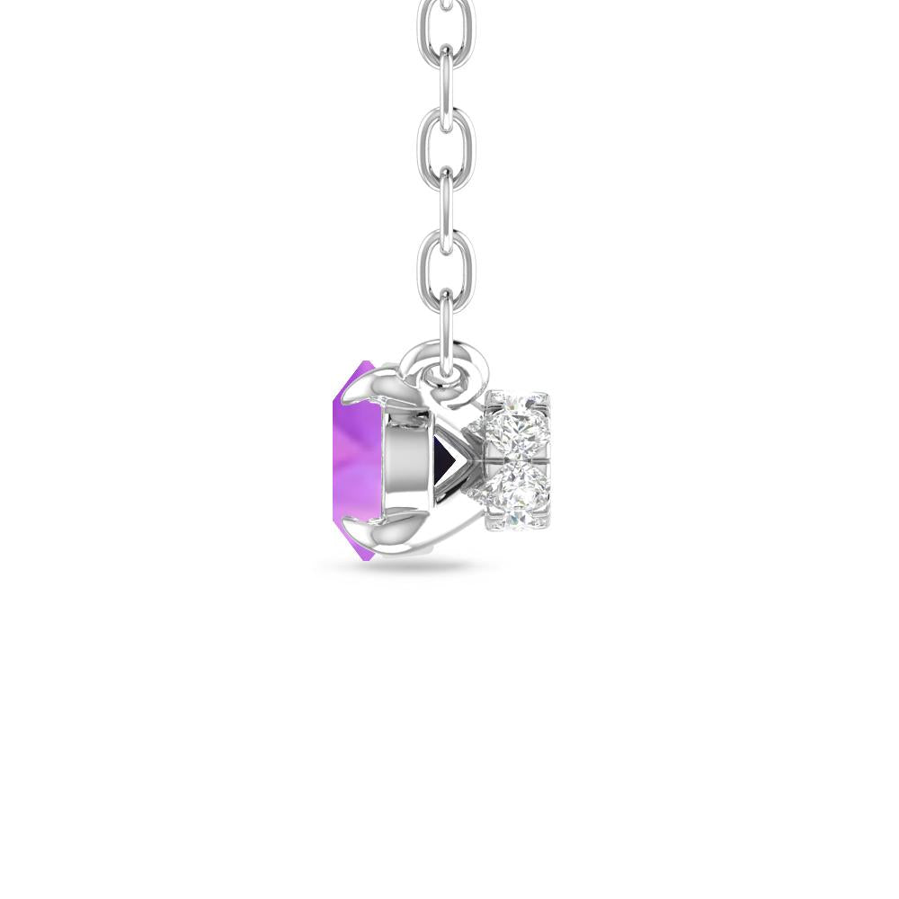 White Gold - Amethyst