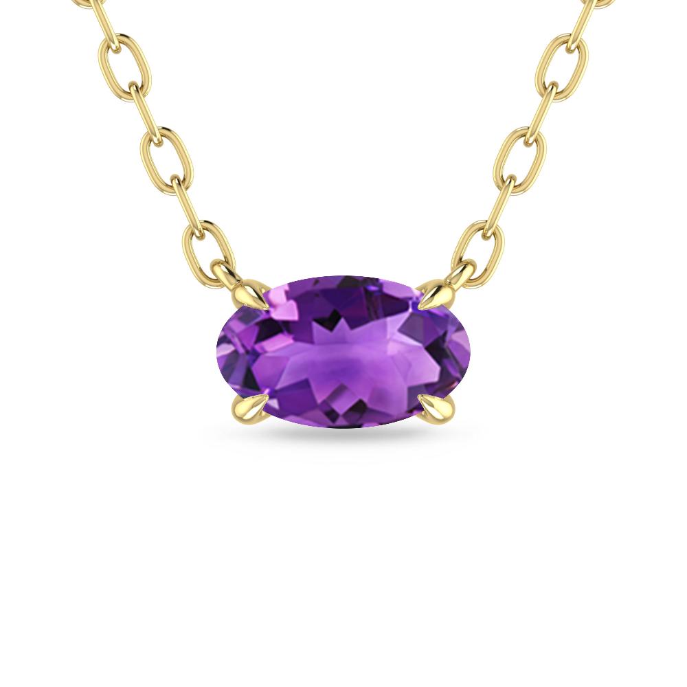 Yellow Gold - Amethyst