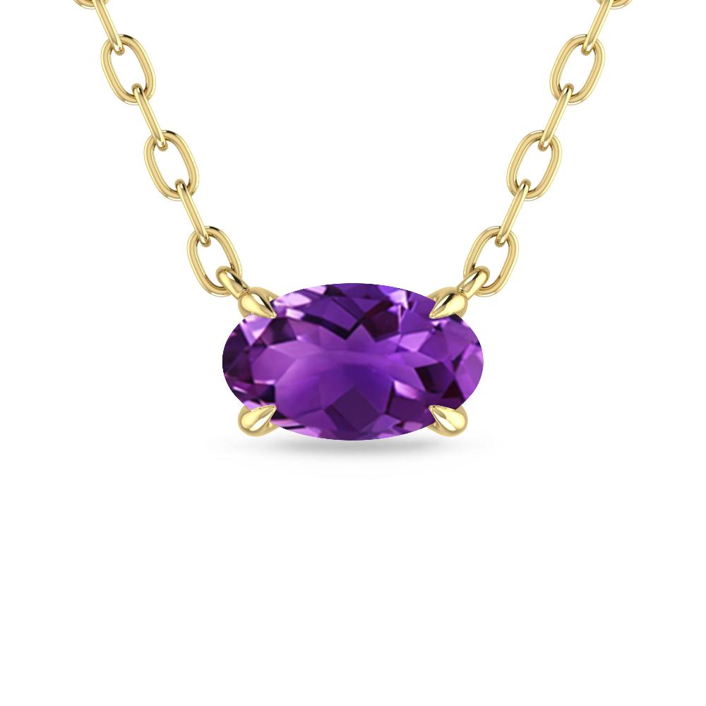 Yellow Gold - Amethyst