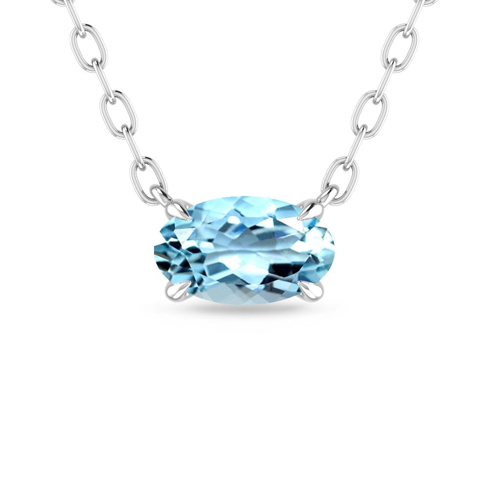 White Gold - Aquamarine