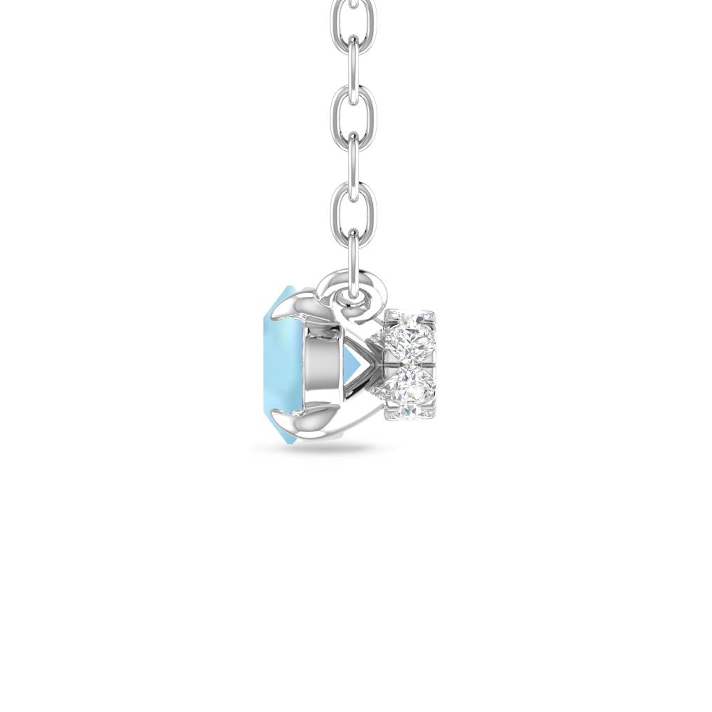 White Gold - Aquamarine