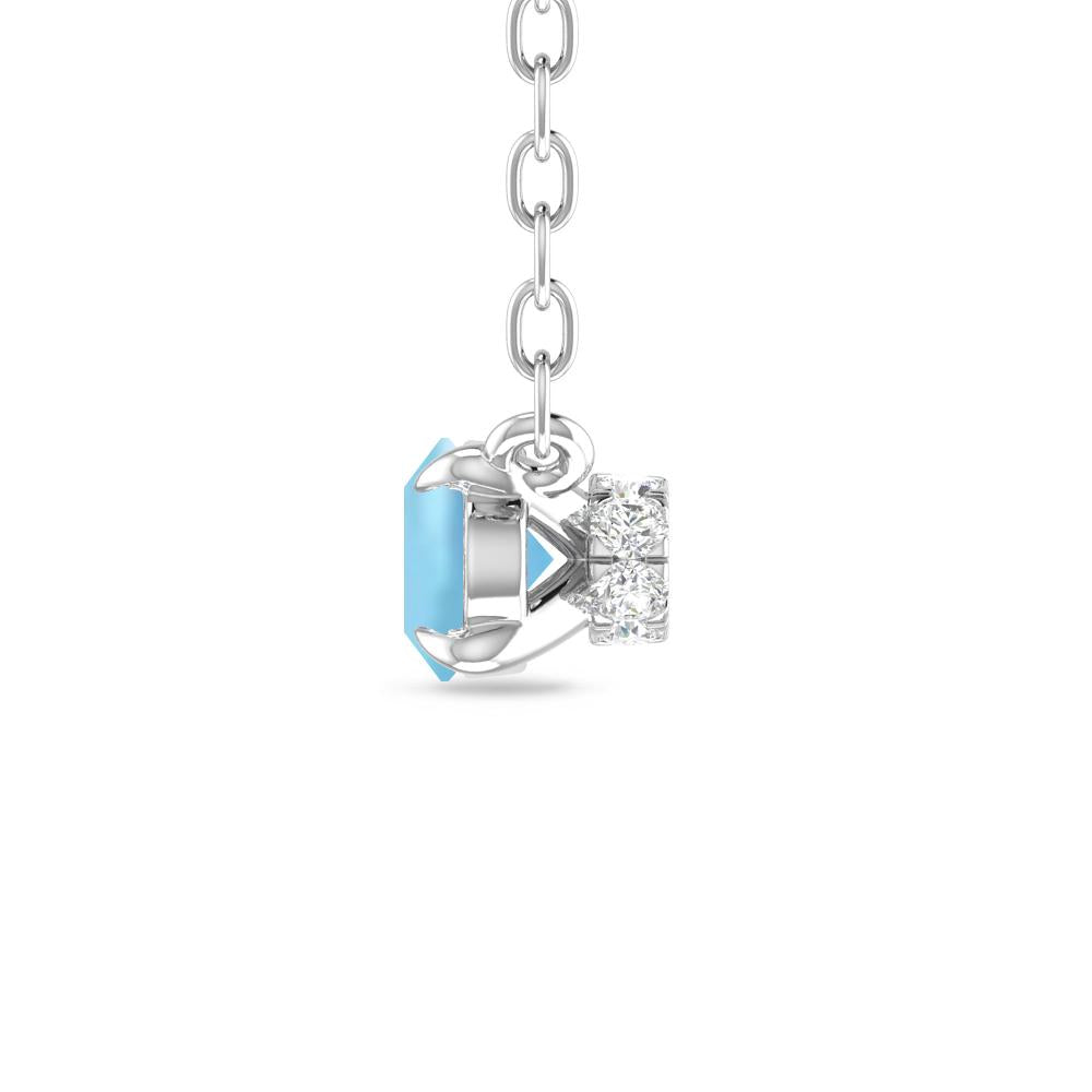 White Gold - Aquamarine