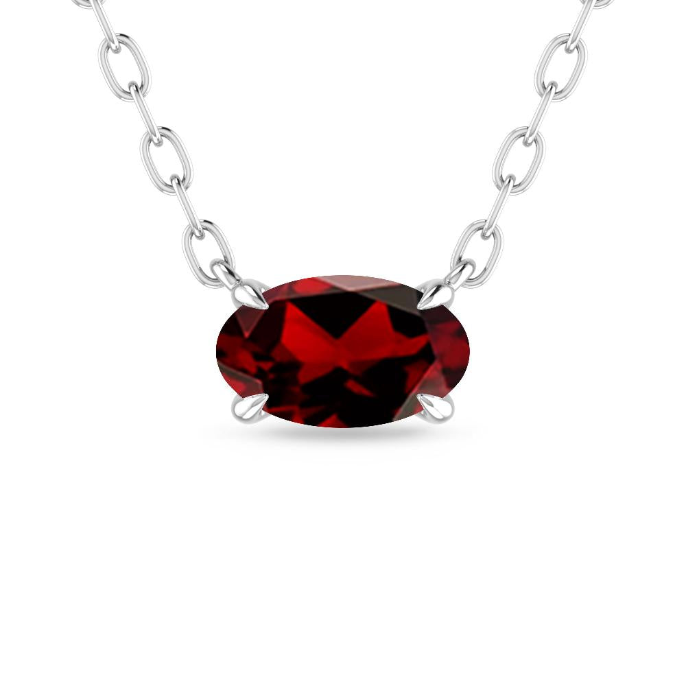 White Gold - Garnet