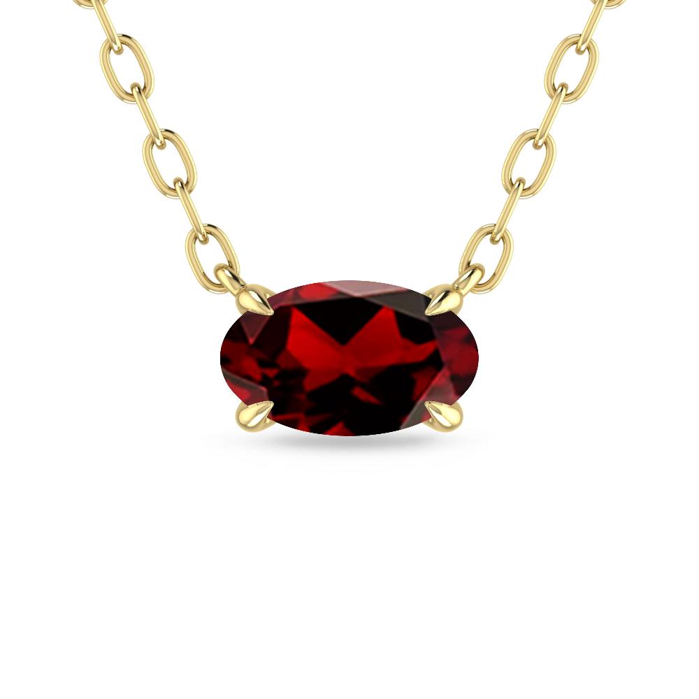 Yellow Gold - Garnet