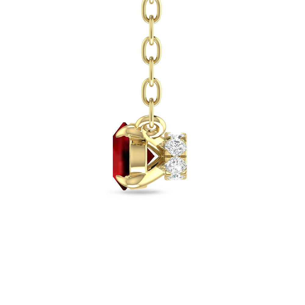 Yellow Gold - Garnet