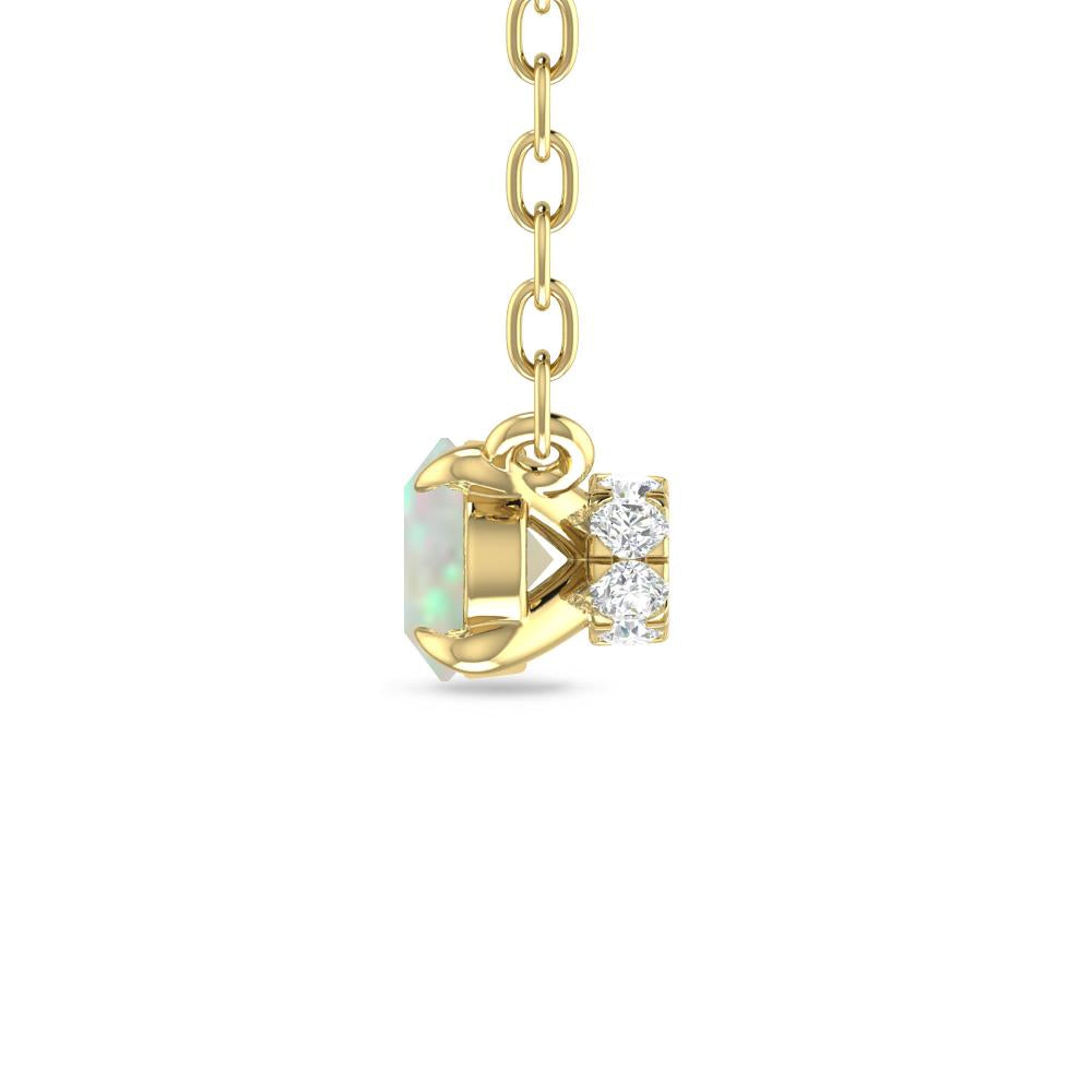 Yellow Gold - Opal