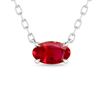 White Gold - Ruby