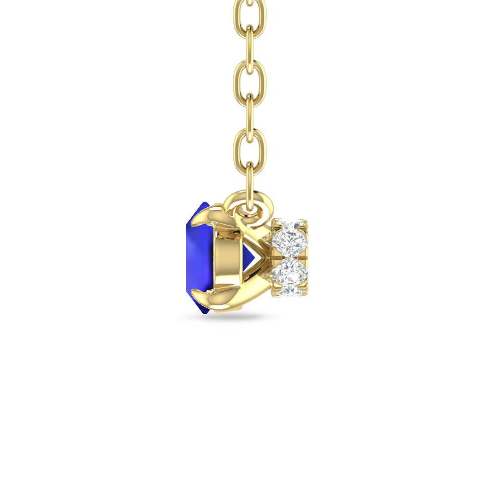 Yellow Gold - Tanzanite