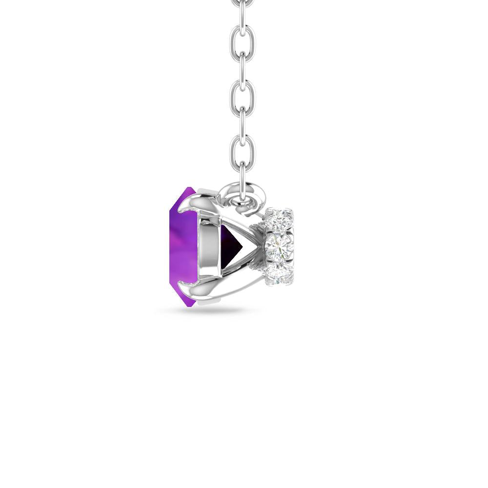 White Gold - Amethyst