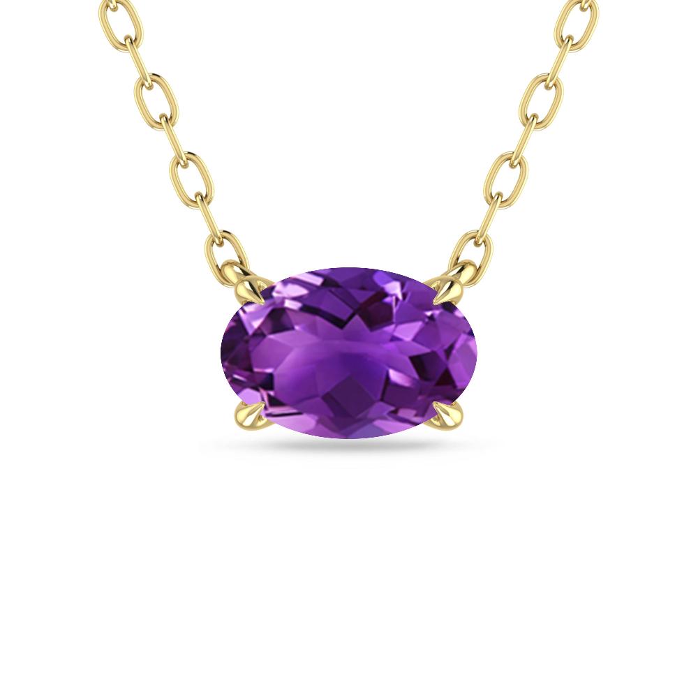 Yellow Gold - Amethyst