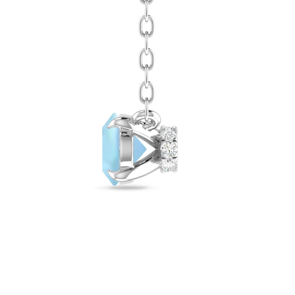 White Gold - Aquamarine